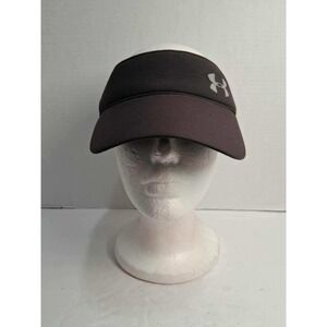 Under‎ Armour Womens OSFA Black Polyester Sport Athletic Visor Hat Cap